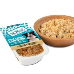 Burns FREE Range Chicken With Carrots & Organic Brown Rice -Pet Supplies Store 009 organic chicken 150g with bowl 3