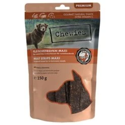 Chewies Maxi Meat Strips – Mixed Pack -Pet Supplies Store 031421 chewies fleischstreifen maxi wild 150g hs 01 4