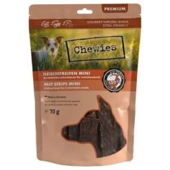 Chewies Mini Meat Strips – Mixed Pack -Pet Supplies Store 031424 chewies fleischstreifen mini wild 70g hs 01 6