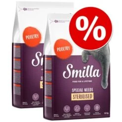 Smilla Dry Cat Food Economy Packs 2 X 10kg