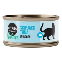 Cosma Nature Saver Pack 48 X 70g 14 Cosma Nature Saver Pack 48 X 70g -Pet Supplies Store 104099 pla cosma nature skipjacktuna 70g 2