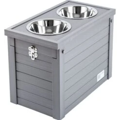 Kerbl EcoFLEX® Feeding Station 17 Kerbl EcoFLEX® Feeding Station -Pet Supplies Store 106300 kerbl ecoflex futterbar gray hs 08 0
