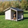 Trixie Natura Log Cabin With Porch Dog Kennel
