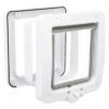 Trixie 4-Way Cat Flap With Tunnel -Pet Supplies Store 108367 pla trixie 4wege freilauftur tunnel white hs 01 8