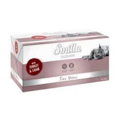 Smilla Fine Menu Saver Pack 24 X 100g -Pet Supplies Store 108601 pla finemenu putelamm 8x100g 8
