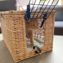 Aumüller Wicker Basket Cat Den -Pet Supplies Store 109499 aumuller katzentransportkorb wohnhohle 03 9