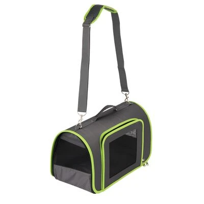 Honeycomb Pet Carrier – Grey & Green 6 Honeycomb Pet Carrier – Grey & Green - Image 4