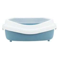Trixie Primo XXL Cat Litter Tray -Pet Supplies Store 114580 trixie katzentoilette primoxxl rand blauweiss hs 02 6