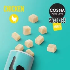 Cosma Snackies Minis Saver Pack -Pet Supplies Store 114599 cosma snackies mini foodboard chicken 1000x1000 2