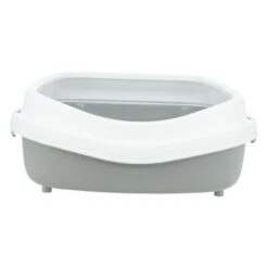 Trixie Primo XXL Cat Litter Tray -Pet Supplies Store 114826 trixie katzentoilette primoxxl rand grauweiss hs 02 7