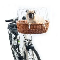 Aumüller Bicycle Basket With Wire (Handle Bar Mount) 14 Aumüller Bicycle Basket With Wire (Handle Bar Mount) -Pet Supplies Store 11771 aumualler fahrradkorb schutzgitter hund hs 10 4