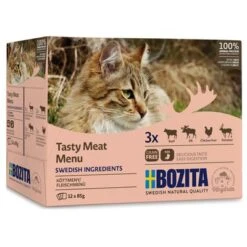 Bozita Chunks In Jelly Pouches 24 X 85g 16 Bozita Chunks In Jelly Pouches 24 X 85g -Pet Supplies Store 128298 pla bozita meat in jelly 12x85g 2