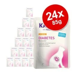 Kattovit Diabetes/Weight Pouches 24 X 85g