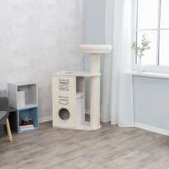 Trixie Vincenzo Cat Tree -Pet Supplies Store 144601 trixie kratzbaum vincenzo creme 120cm hs 07 4