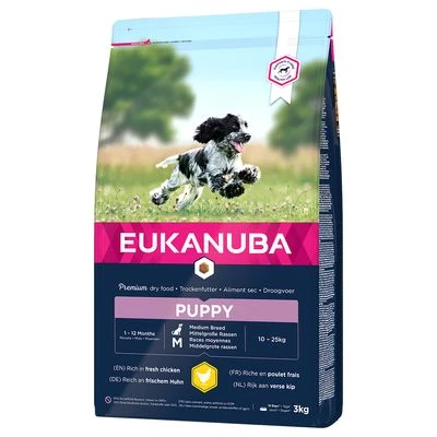 Eukanuba Puppy Medium Breed Chicken 3 Eukanuba Puppy Medium Breed Chicken