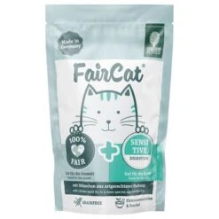 FairCat Cat Pouches -Pet Supplies Store 165497 pla faircat nassfutterbeutel sensitive 85g hs 01 2