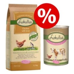 Lukullus Junior Wet Dog Food + Lukullus Junior Dry Dog Food - Special Price!*