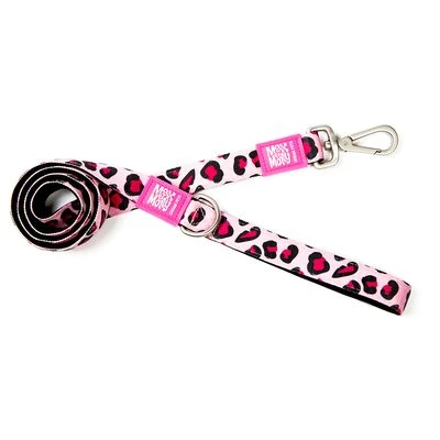 Max & Molly Pink Leopard Short Lead 3 Max & Molly Pink Leopard Short Lead