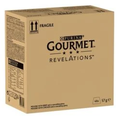 Gourmet Revelations Mousse Saver Pack 48 X 57g -Pet Supplies Store 190443 pla nestle gourmet revelations mousse huhnrind 9