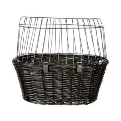 Trixie Bicycle Basket - Black -Pet Supplies Store 1 58025 pla trixie fahrradkorb schwarz hs01 3