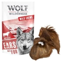 4 X Wolf Of Wilderness Dog Treats - 3 + 1 Free!* -Pet Supplies Store 1 wow high valley ear fur 1 8 6