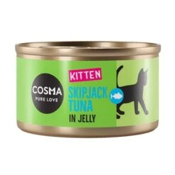 Cosma Original Kitten Saver Pack 24 X 85g -Pet Supplies Store 203438 pla cosma kitten skipjacktuna jelly 85g 1000x1000 0
