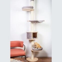 Natural Paradise Ceiling Cat Tree - Magnolia 13 Natural Paradise Ceiling Cat Tree - Magnolia -Pet Supplies Store 203826 natural paradise deckenspanner magnolia hellgrau hs 08 3