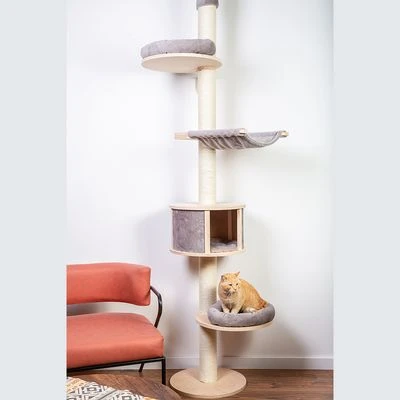 Natural Paradise Ceiling Cat Tree - Magnolia 6 Natural Paradise Ceiling Cat Tree - Magnolia - Image 4