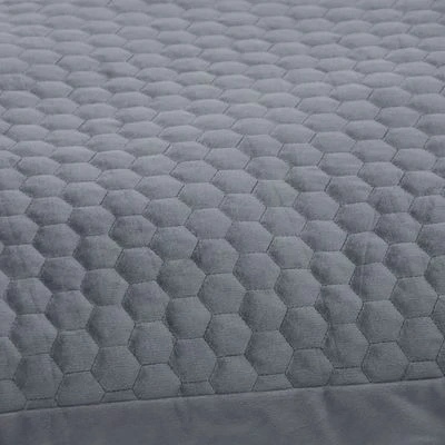 Karlie Velvet Dog Cushion - Dark Grey 4 Karlie Velvet Dog Cushion - Dark Grey - Image 2