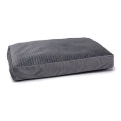 Karlie Velvet Dog Mattress - Dark Grey