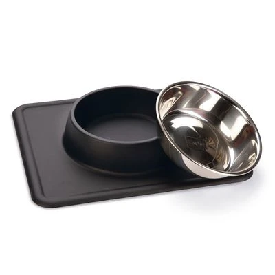 Karlie Stainless Steel Silicone Dex Dog Bowl 4 Karlie Stainless Steel Silicone Dex Dog Bowl - Image 2