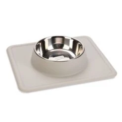 Karlie Stainless Steel Silicone Dex Dog Bowl 13 Karlie Stainless Steel Silicone Dex Dog Bowl -Pet Supplies Store 209197 pla karlie edelstahlnapf silikon dex hellgrau hs 01 3