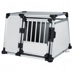 Trixie Aluminium Dog Crate - Large -Pet Supplies Store 220051 transportbox alu 9