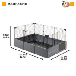Ferplast Small Animal Cage Multipla Open 15 Ferplast Small Animal Cage Multipla Open -Pet Supplies Store 221396 ferplast kleintierk fig multipla open hs 13 6