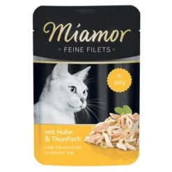 Miamor Fine Fillets In Jelly Saver Pack 24 X 100g -Pet Supplies Store 22539 pla miamor ff huhnthun beutel 7