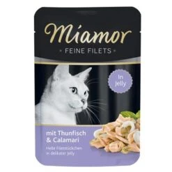 Miamor Fine Fillets In Jelly Saver Pack 24 X 100g -Pet Supplies Store 22541 pla miamor ff thuncalamari beutel 3