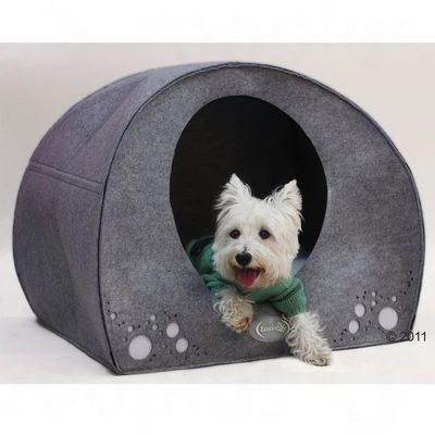 Igloo Dog Den - Grey 4 Igloo Dog Den - Grey - Image 2