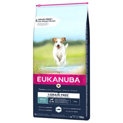 Eukanuba Grain-Free Small & Medium Breed Adult Salmon - Image 2