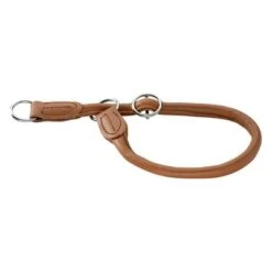 HUNTER Round & Soft Dog Collar - Cognac -Pet Supplies Store 24544 PLA Hunter Round Soft Elk cognac 50cm 2