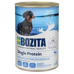 Bozita Single Protein Paté 6 X 400g -Pet Supplies Store 247398 pla doggybozita singleprotein pate reindeer 400g hs 01 8