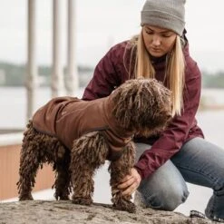 Hurtta Bare Softshell Dog Coat - Chocolate -Pet Supplies Store 247796 247797 247896 247897 247898 247899 bestfriend hurtta bare softshell hundejacke chocolate hs 07 9