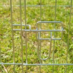 Kerbl Luxus Metal Run With Pitched Roof -Pet Supplies Store 248789 freilaufgehege 4eck spitz 5 4