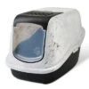 Savic Nestor Marble Cat Litter Box -Pet Supplies Store 252329 pla savic katzentoilettenestor marble hs 01 3