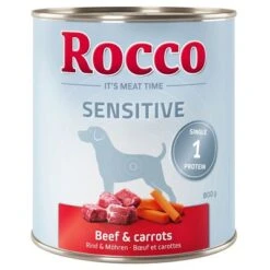 Rocco Sensitive Saver Pack 24 X 800g 15 Rocco Sensitive Saver Pack 24 X 800g -Pet Supplies Store 259796 pla rocco sensitive beefcarrots 800g 1000x1000 8 1