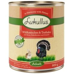 Lukullus Saver Pack 24 X 800g -Pet Supplies Store 28048 pla lukullus wildkaninchen truthahn 6 x 800 g 7