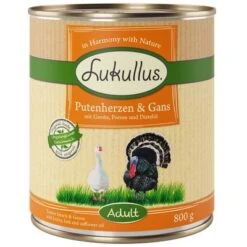 Lukullus Saver Pack 24 X 800g -Pet Supplies Store 28050 pla lukullus putenherzen gans 6 x 800 g 9