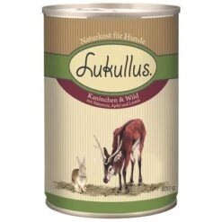 Lukullus Rabbit & Game 13 Lukullus Rabbit & Game -Pet Supplies Store 28057 pla lukullus kaninchen wild 6 x 400 g 9