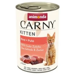 Animonda Carny Kitten 12 X 400g -Pet Supplies Store 311402 pla carny kitten rind pute 400g hs 01 7