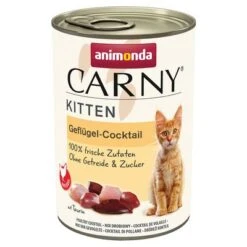 Animonda Carny Kitten 12 X 400g -Pet Supplies Store 311403 pla carny kitten gefluegel coctail 400g hs 01 1