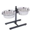 Dog Bowl Stand With 2 Stainless Steel Bowls 2 Dog Bowl Stand With 2 Stainless Steel Bowls -Pet Supplies Store 313523 kumar hundebar inklusive 2 edelstahln pfe 01 dsc5827 7